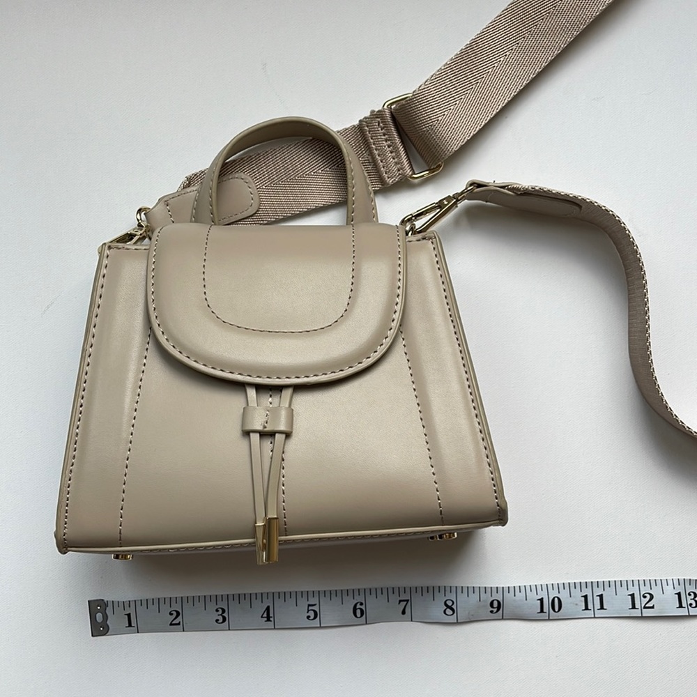Zara Beige Crossbody Bag